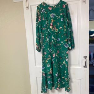 FLORAL PRINT MAXI DRESS